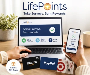 Earn Cash and Gift Cards With LifePoints