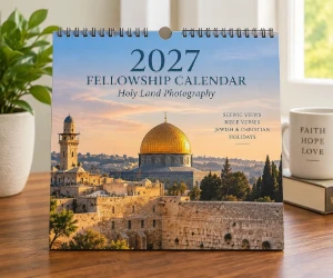 Free 2027 Fellowship Calendar With Holy Land Photography