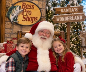 Free 4x6 Photo With Santa at Bass Pro Shops November 8–December 24