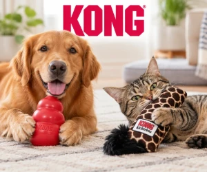 Free KONG Classic Dog Toy or Kickeroo Cat Toy With Paw Promise