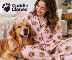 Free Personalized Cuddle Clones Pajamas or Fleece Pants Featuring Your Pet's Face