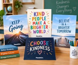 Free Set of 4 Inspirational Posters for Schools & Nonprofits
