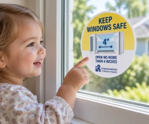 Free Window Safety Reminder Clings to Help Protect Young Children!
