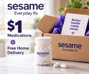 Get $1 Medications + Free Home Delivery With Sesame Everyday Rx