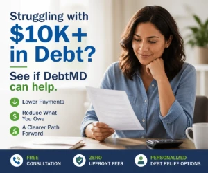 Struggling with $10K+ in Debt? See If DebtMD Can Help