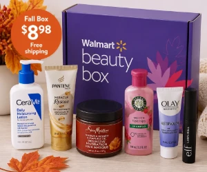 Walmart Fall Beauty Box With 6–7 Beauty Picks for $8.98